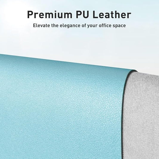 Aothia Large PU Leather Desk Pad Protector – Non-Slip Mouse Pad & Writing Mat - Image 2