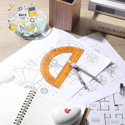 EBOOT Student Geometry Math Set, Drawing Compass and 6 Inch Swing Arm - Image 3