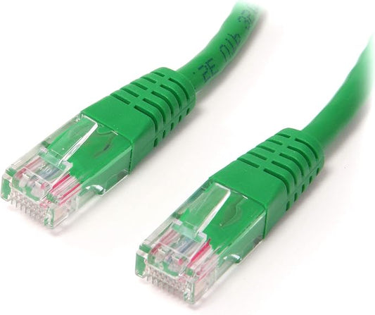 StarTech.com Cat5e Ethernet Cable - 3 ft - Green - Patch Cable - Molded Cat5e by StarTech