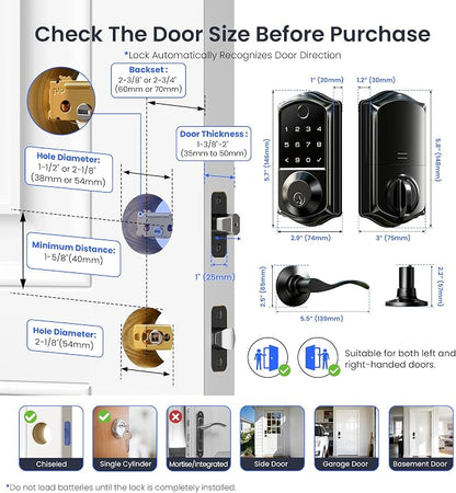 Veise VE017-L Fingerprint Smart Lock - Image 9