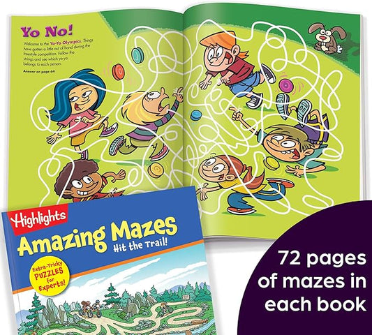 Highlights for Children Amazing Mazes Expert Maze Books for Kids Ages 6 and Up - Image 2