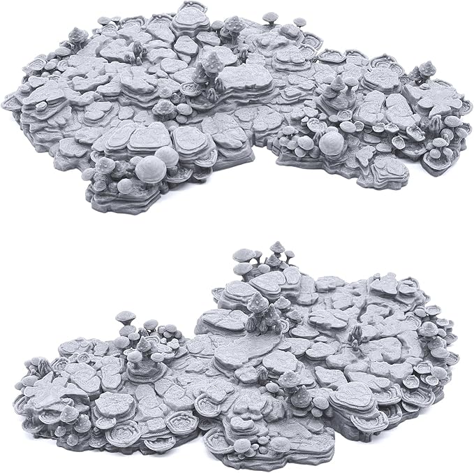 EnderToys Shroom Grotto Floors by Printable Scenery, 3D Printed Tabletop RPG - Image 3