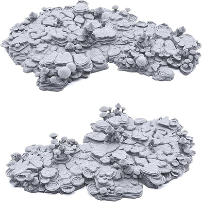 EnderToys Shroom Grotto Floors by Printable Scenery, 3D Printed Tabletop RPG - Image 3