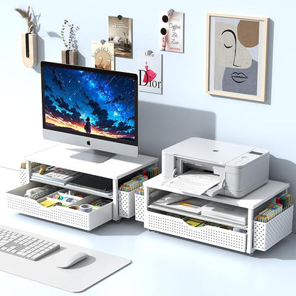 Desk Organizer and Accessories, Computer Monitor Stand Riser - Image 7