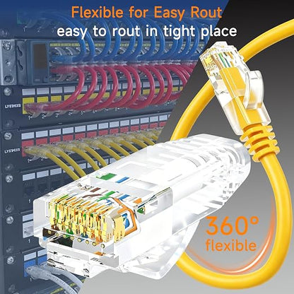 Cat6 Ethernet Patch Cable 0.5 ft, Cat6 Patch Cable - Image 3