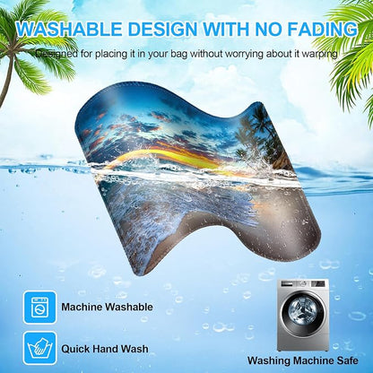 3 Pack Small Mouse pad Beach Square Mouse Mat - Image 5