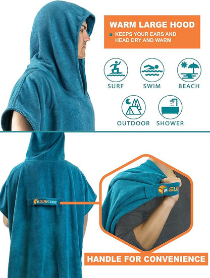 SUN CUBE Surf Poncho Changing Robe - Image 4