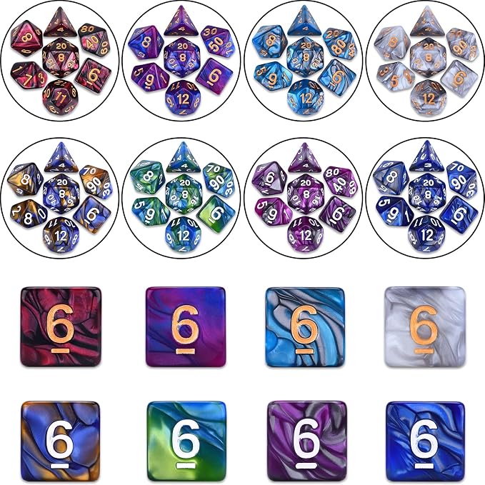 DND Dice Sets 30 x 7 Polyhedral RPG Dice - Image 2