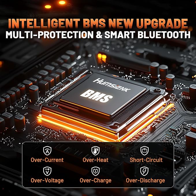 Bluetooth 12V 300Ah Battery LiFePO4 Lithium Built-in 100A BMS, 15000 Deep - Image 4