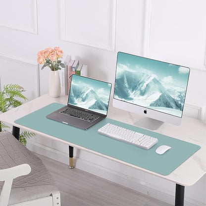 Leather Desk pad Protector, Large Desk mat - Image 6