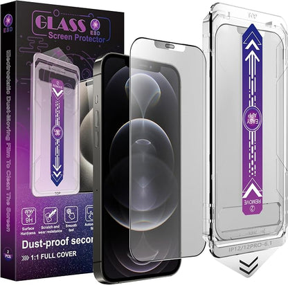 2 Pack Matte Screen Protector for iPhone 12 Pro/iPhone 12, 9H Tempered Glass by Unknown