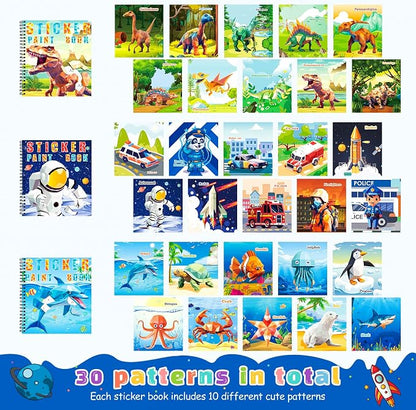 homicozy 4PCS Sticker Paint Books - Image 3