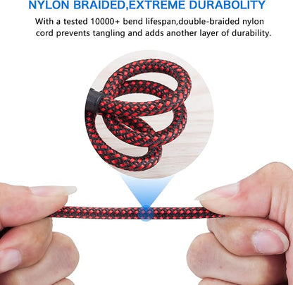 Male to Male Audio Cable 15Ft, 90 Degree TRRS 3.5mm 4 Pole Nylon Braided Stereo - Image 5