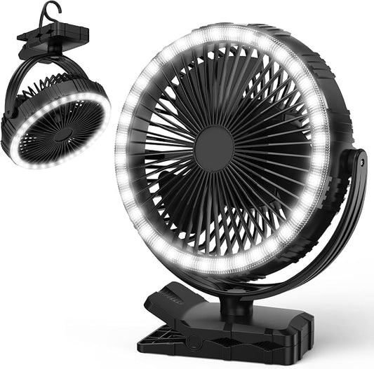 8-Inch Portable Camping Fan by Cmyfato