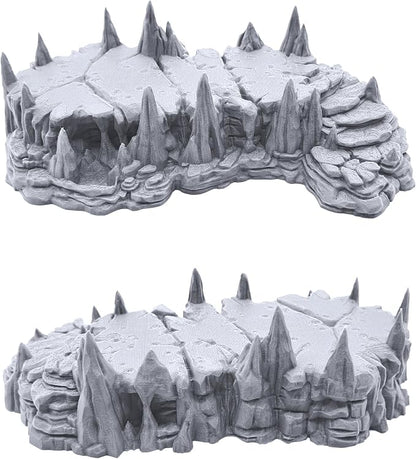 EnderToys Raised Caverns by Printable Scenery, 3D Printed Tabletop RPG Scenery - Image 4