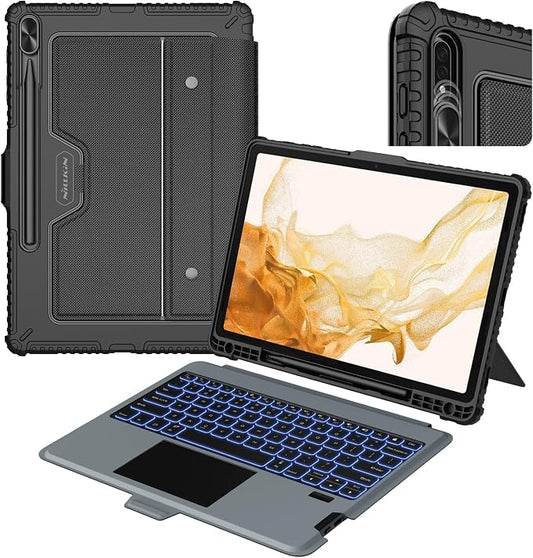 Nillkin for Samsung Galaxy S7 FE/ S7+ Plus/ S8+ Plus 12.4 Inch Keyboard Case by Nillkin