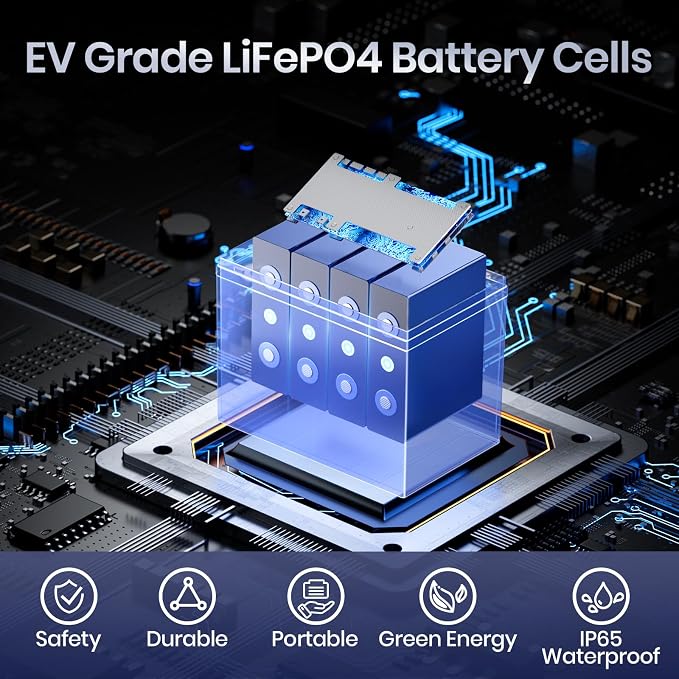 12V100Ah Group24 Mini LiFePO4 Battery, Grade A Battery Cells, Drop-in - Image 4