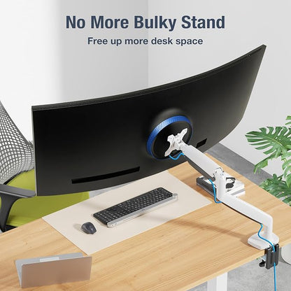AVLT Single 17"-45" Monitor Arm Desk Mount Premium Mechanical Spring fits One - Image 7
