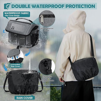 RAINSMORE Camera Bag, DSLR/SLR/Mirrorless Camera Case - Image 5