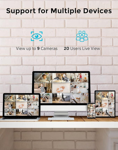 LaView Security Cameras for Home + 2X 32GB SD Cards, PT Home Security Camera - Image 6