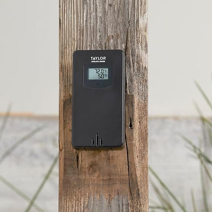 Taylor Digital Wireless Deluxe Indoor Outdoor Thermometer, Weather Station - Image 7