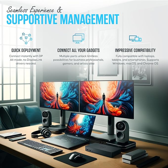 UD22 Dell Universal Docking Station USB-C/USB-A Supports Dual/Triple & 4 - Image 5