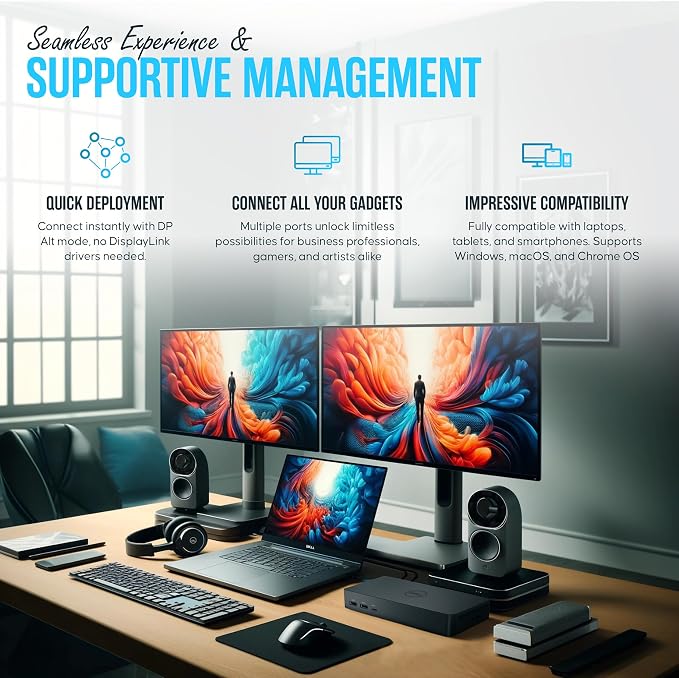 WD22TB4 Dell Thunderbolt 4 Dock 40Gbps USB-C/USB-A 1 Year Warranty - Image 5