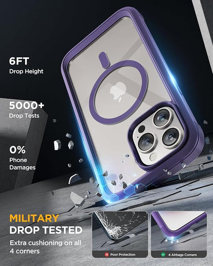 Miracase Magnetic for iPhone 15 Pro Case Full-Body Bumper Phone case - Image 4