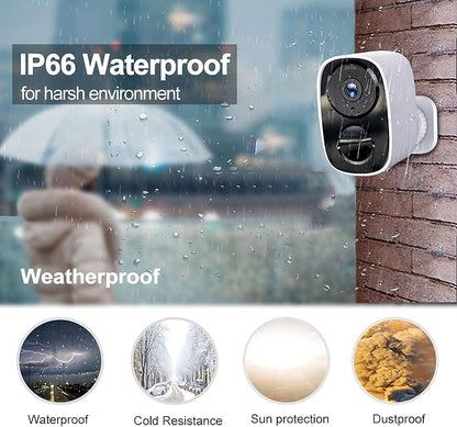 2026 Upgraded 2K Security Cameras Wireless Outdoor, Free Cloud Storage - Image 7