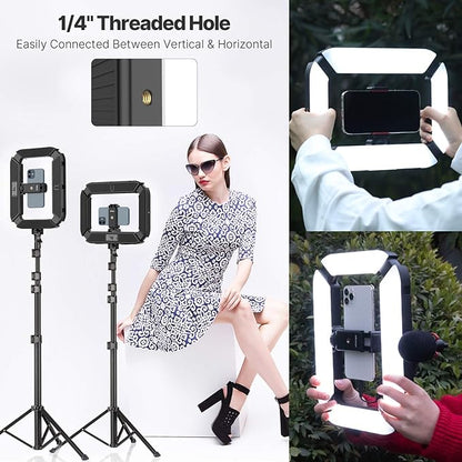 Smartphone Video Rig PICTRON U200 Handheld LED Ring Light Selfie Light Phone - Image 4