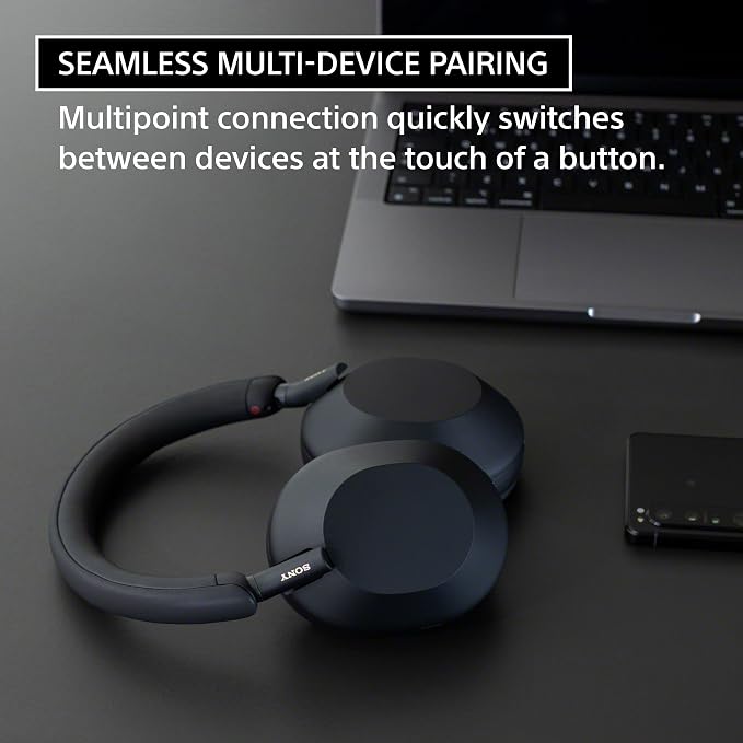 Sony WH-1000XM5 Premium Noise Canceling Headphones, Auto NC Optimizer, 30-Hour - Image 7