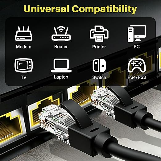 Ethernet Cable 100ft For Cat6/Cat5E, 10Gbps Compatible - Image 6