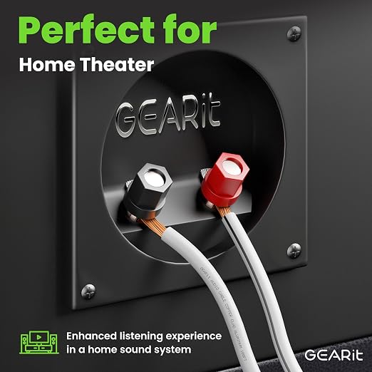 14AWG Speaker Wire, GearIT Pro Series 14 AWG Gauge Speaker Wire Cable Great Use - Image 5