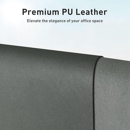 Aothia Leather Desk Pad Protector, Office Desk Mat, Large Mouse Pad, Non-Slip - Image 2