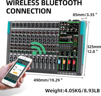 Depusheng PA12 Professional Audio Mixer Sound Board Console Desk System - Image 9