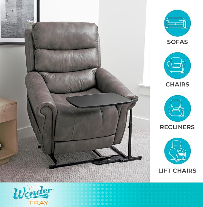 Stander Wonder Tray, Adjustable Swivel Table, Large Laptop Stand, Couch Desk - Image 6