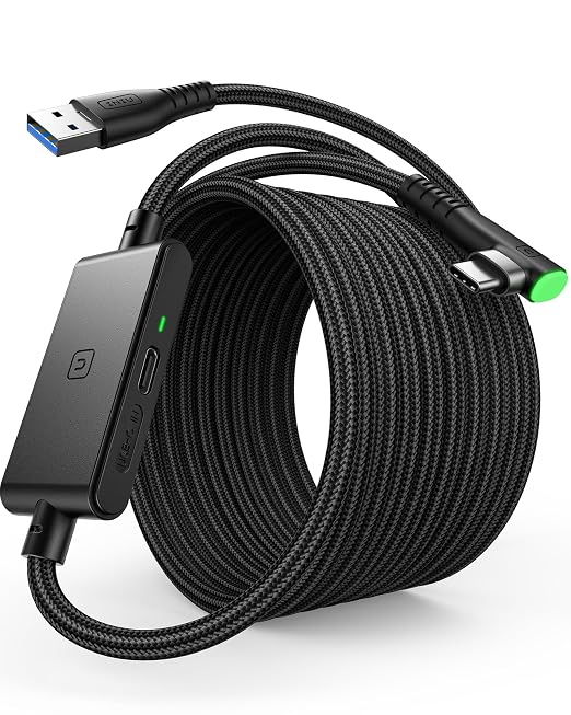 INIU Link Cable 16ft with Charging Port, VR Cable by INIU