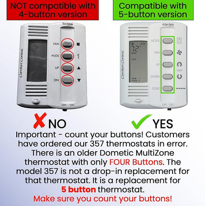 MICRO-AIR EasyTouch Digital RV Thermostat Replacement - Image 3