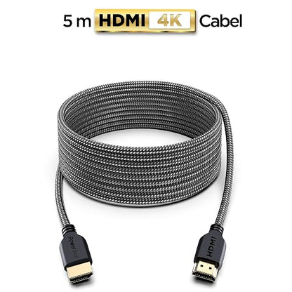 PowerBear 4K HDMI Cable 15 ft | High Speed Hdmi Cables, Braided Nylon & Gold - Image 2