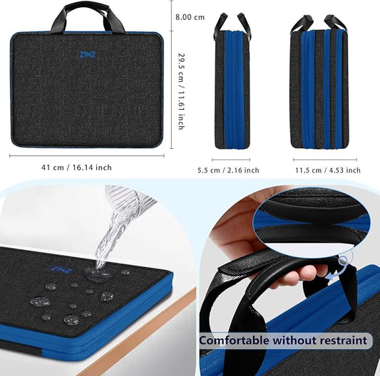 ZINZ Slim Expandable Laptop Case 15.6 Inch Sleeve Upgraded Protective Durable - Image 2