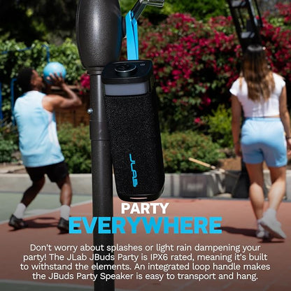 JLab JBuds Party Portable Bluetooth Speaker, 2 Full-Range Drivers + 2 Passive - Image 6