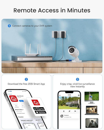 ZOSI H.265+ 16CH Security Camera System - Image 8