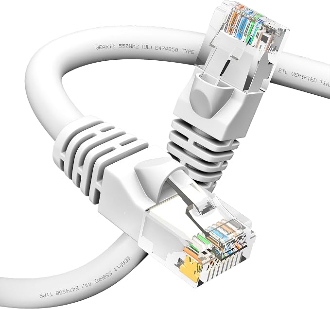 GEARit Cat 6 Ethernet Cable Cat6 Network Patch, Snagless Cord, Internet by GEARit