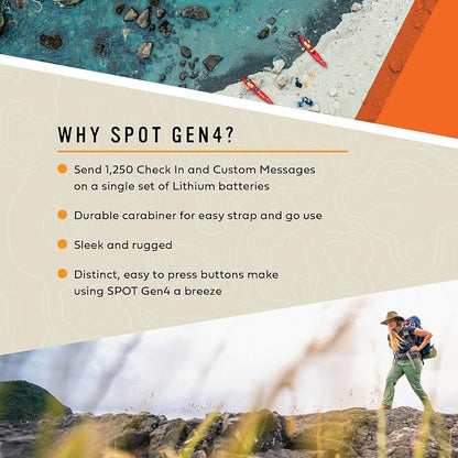 Spot Gen 4 Satellite GPS Messenger | Handheld Portable GPS Messenger - Image 7