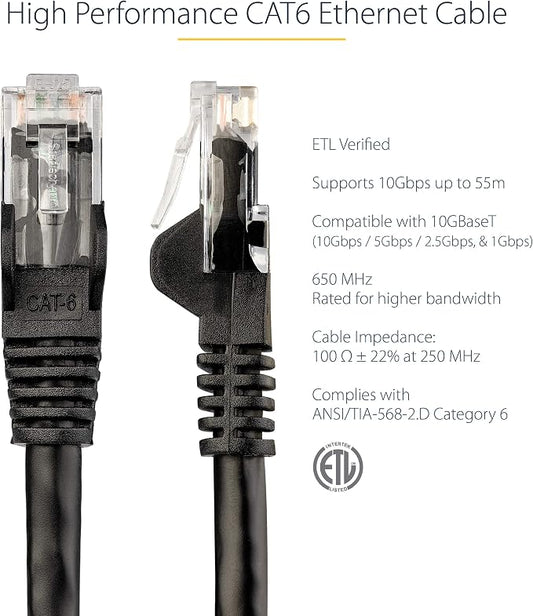 StarTech 7ft CAT6 Ethernet Cable - Image 2