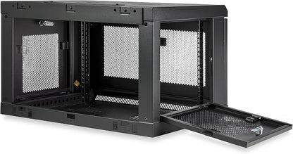 StarTech.com 2-Post 6U Wall Mount Network Cabinet w/ 1U Shelf, Ships Fully - Image 5