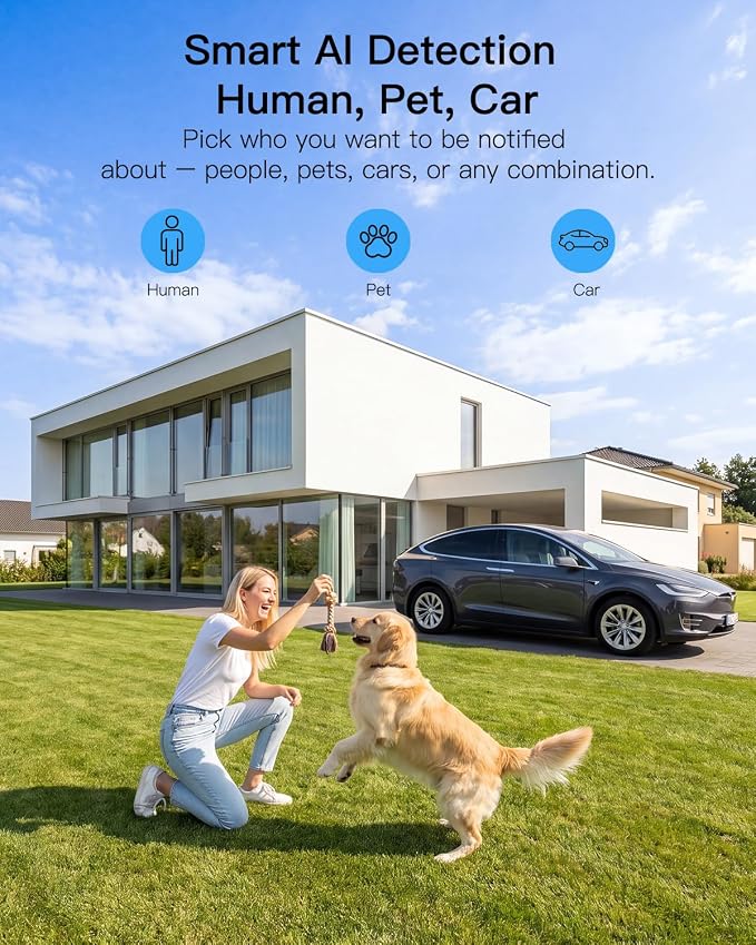 VIMTAG 2.5K 4MP Outdoor Security Camera, Pan/Tilt WiFi Home CCTV Camera - Image 9