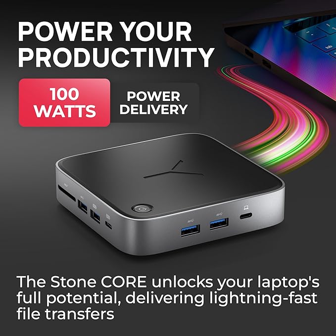 Brydge Stone CORE Powered Charging Docking Station – 10 Ports, 100W PD - Image 3