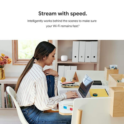 Google Nest Wifi Router AC2200 Mesh System 1-Pack Covers Up to 2200 Sq Ft - Image 4