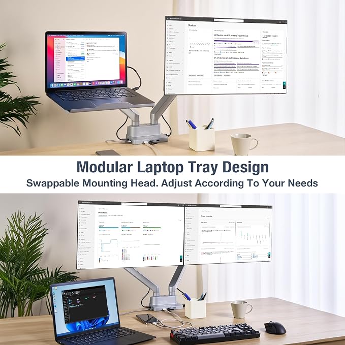 AVLT Dual 17”-38" Monitor Arm Desk Mount - Image 2